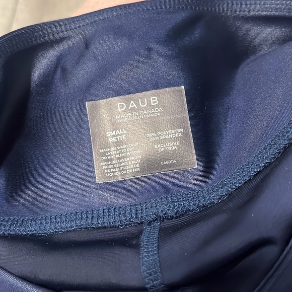 Daub navy radiance shine leggings small Petite - Picture 2 of 4